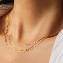 Load image into Gallery viewer, Palisse Layered Dainty Chain Necklace
