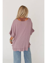 Load image into Gallery viewer, Let Me Be Ruffled Top *
