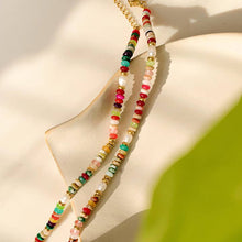 Load image into Gallery viewer, Sunny Boho Color Beaded Necklace
