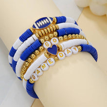Load image into Gallery viewer, Football handmade Clay Bracelet
