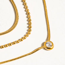 Load image into Gallery viewer, Paulette Trilayer Necklace

