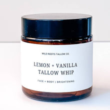 Load image into Gallery viewer, Lemon + Vanilla Tallow Whip 2oz
