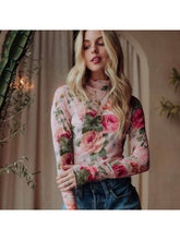 Load image into Gallery viewer, Floral Sheer Top
