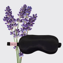 Load image into Gallery viewer, Kitsch Lavender Satin Weighted Eye Mask
