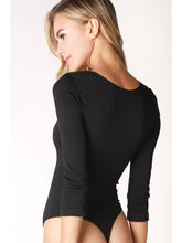 Load image into Gallery viewer, Flora Ribbed V-Neck Bodysuit
