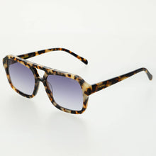 Load image into Gallery viewer, Havana Acetate Aviator Sunglasses
