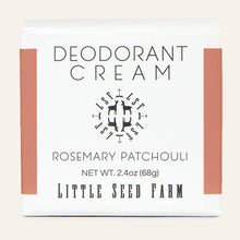 Load image into Gallery viewer, Little Seed Farm Rosemary Patchouli Deodorant Cream
