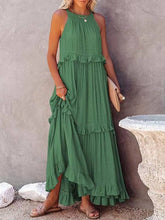 Load image into Gallery viewer, Layered Ruffle Long Dress
