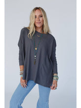 Load image into Gallery viewer, Rosemary Contrast Long Sleeve Shirt
