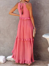 Load image into Gallery viewer, Layered Ruffle Long Dress
