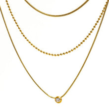 Load image into Gallery viewer, Paulette Trilayer Necklace
