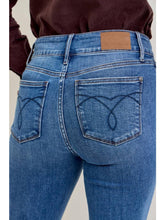 Load image into Gallery viewer, High Waisted Bootcut Double Button &amp; Fray Hem
