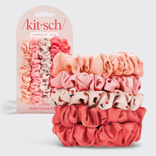 Load image into Gallery viewer, Kitsch Cherry Ruched Satin Scrunchies
