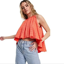 Load image into Gallery viewer, Free People Turn it Up Stripes High Low Tank

