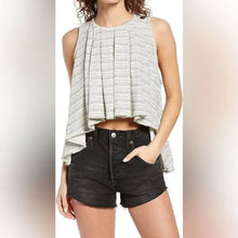 Load image into Gallery viewer, Free People Turn it Up Stripes High Low Tank
