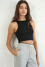 Load image into Gallery viewer, Ribbed Sleeveless Crop Top
