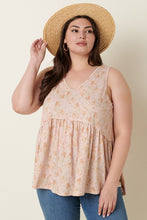 Load image into Gallery viewer, Floral Print Babydoll Top
