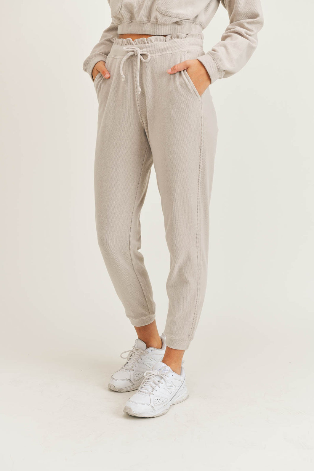 Ruffled Joggers