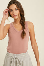 Load image into Gallery viewer, Ribbed Knit Tank Top
