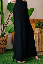 Load image into Gallery viewer, Smocked Waist Black Pants
