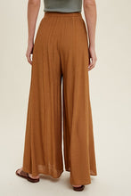 Load image into Gallery viewer, WIDE LEG PANTS WITH RAW EDGE DETAIL
