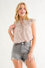 Load image into Gallery viewer, Front Double Self Tie Sleeveless Blouse
