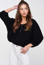 Load image into Gallery viewer, Off the Shoulder Balloon Sleeve Shirt
