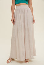 Load image into Gallery viewer, WIDE LEG PANTS WITH RAW EDGE DETAIL
